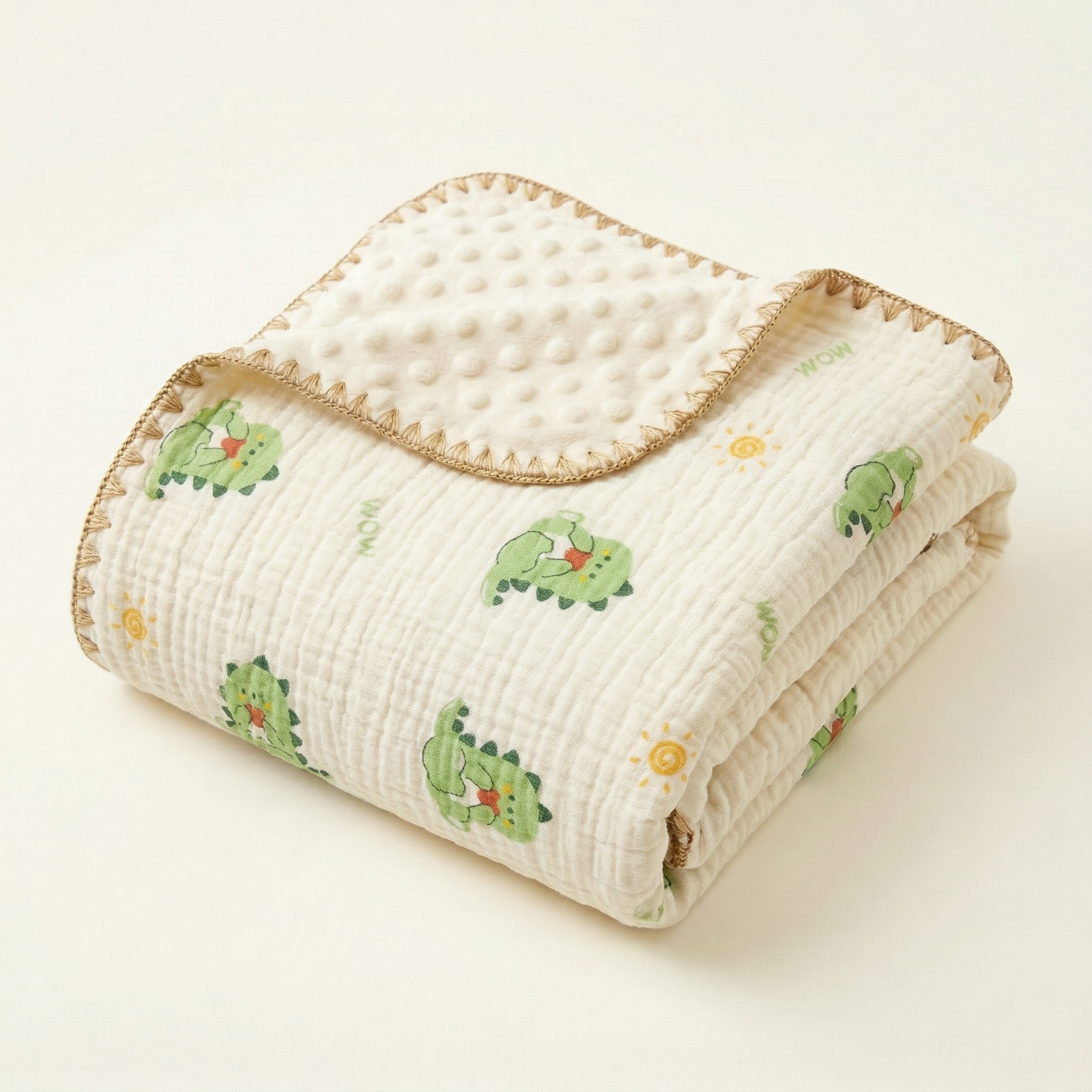 Baby 豆豆毯-恐龙 - Comfortable Baby Blanket