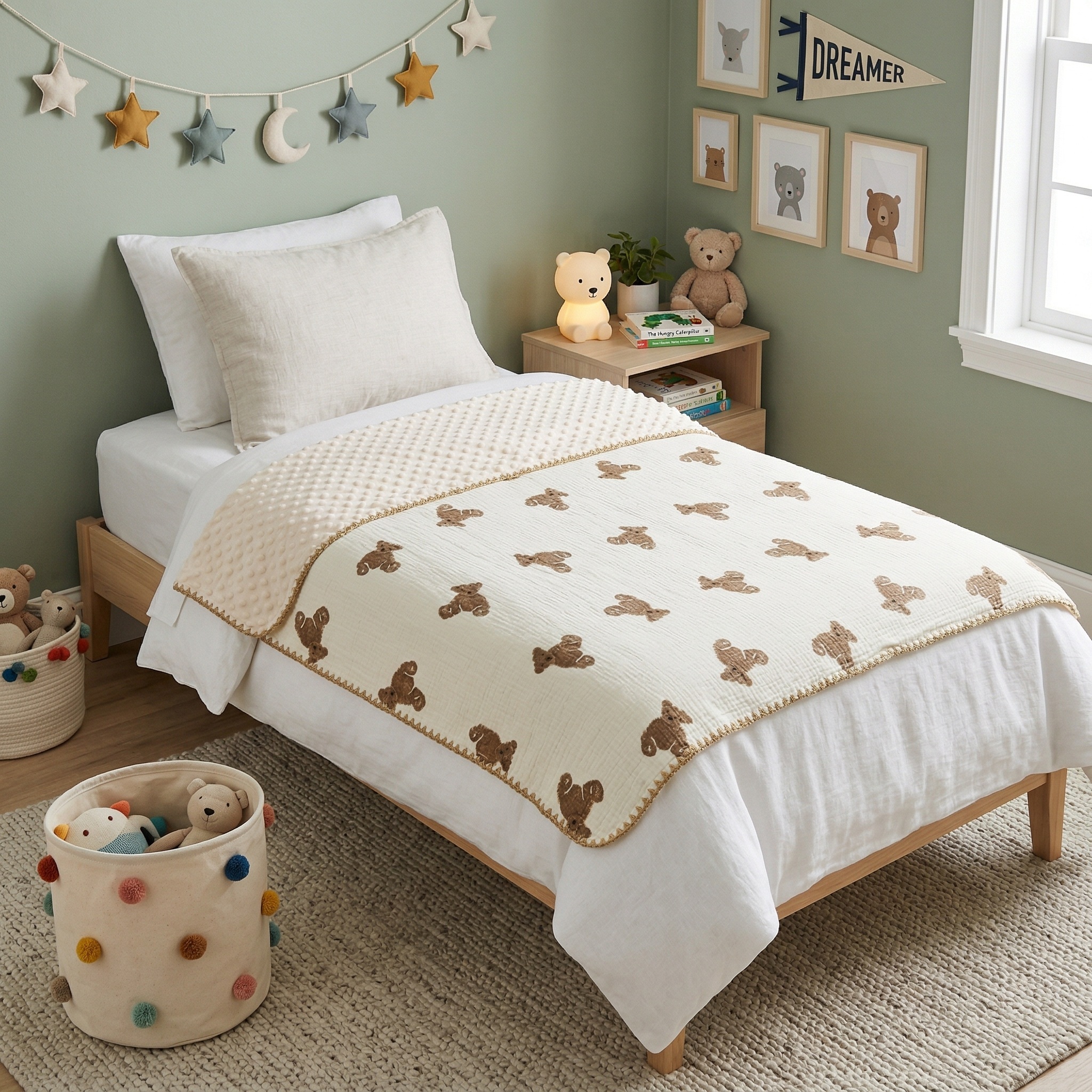 Baby 豆豆毯-小熊 - Comfortable Baby Blanket