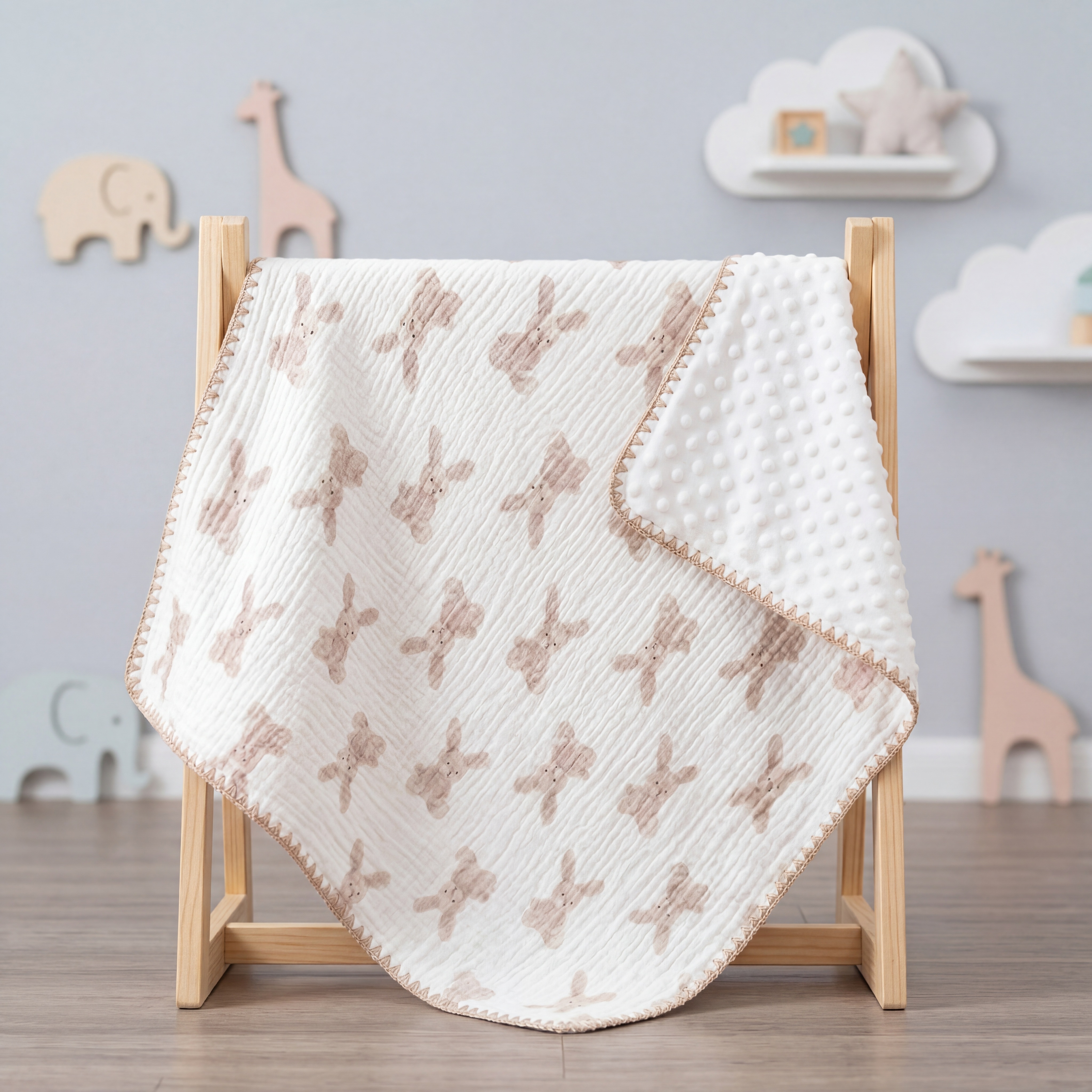 Baby 豆豆毯-兔子 - Comfortable Baby Blanket