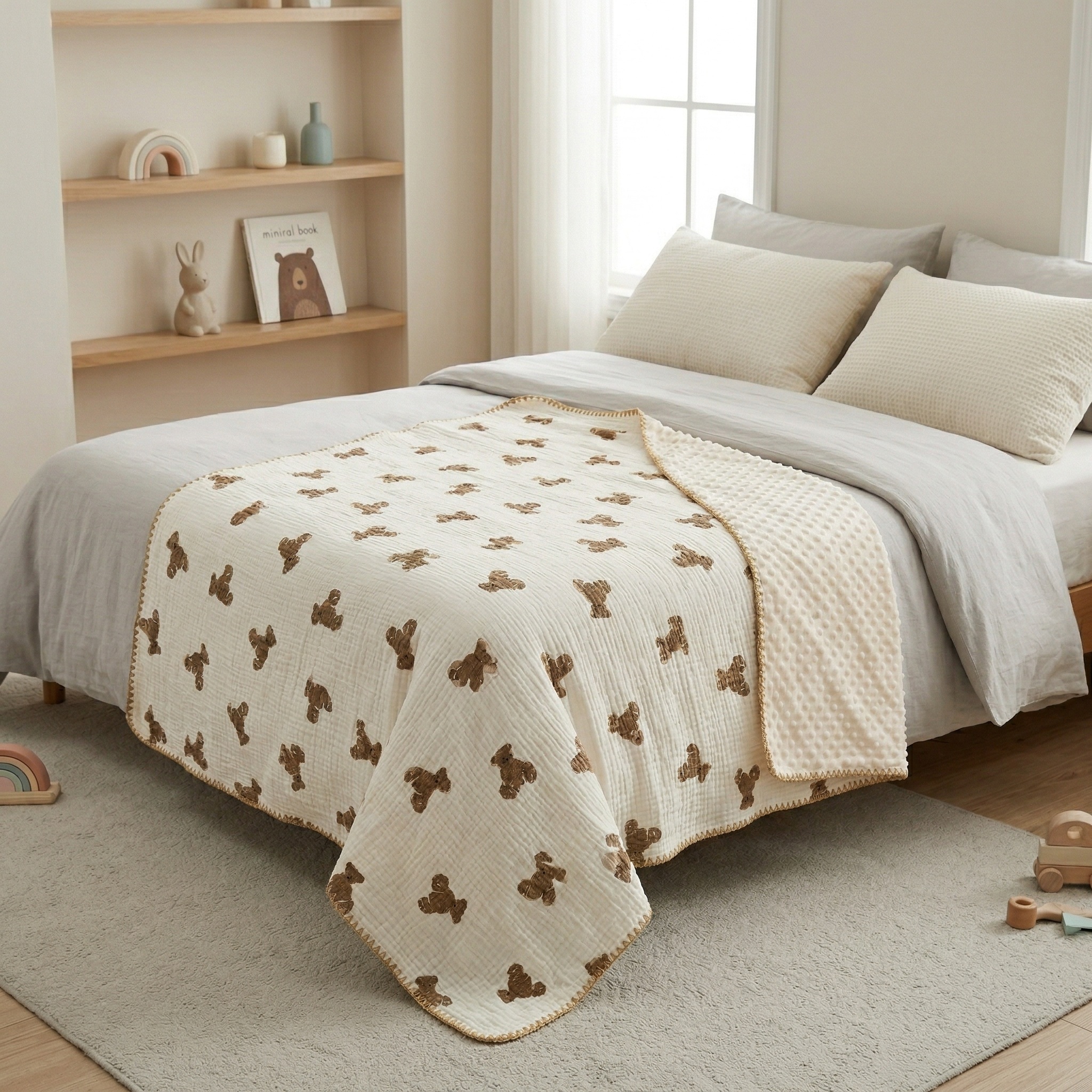 Baby 豆豆毯-小熊 - Comfortable Baby Blanket
