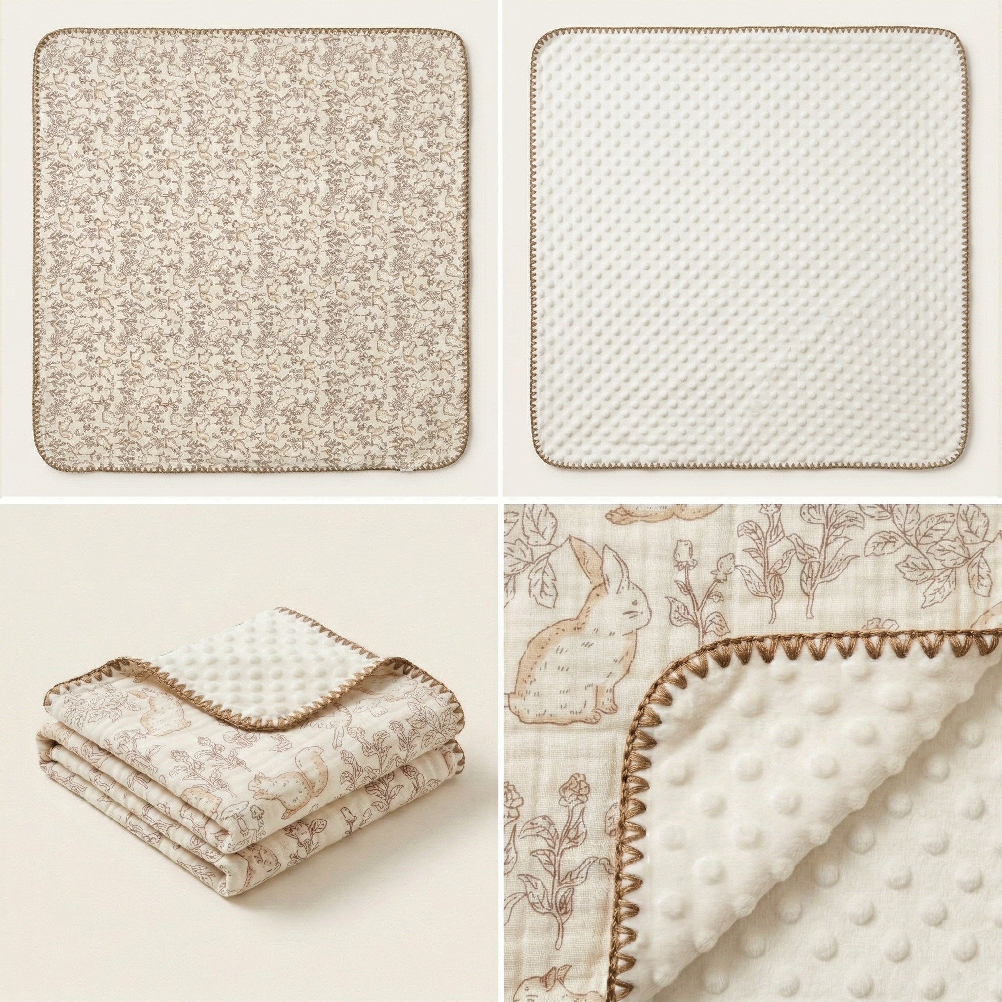 Baby 豆豆毯-丛林乐园 - Comfortable Baby Blanket