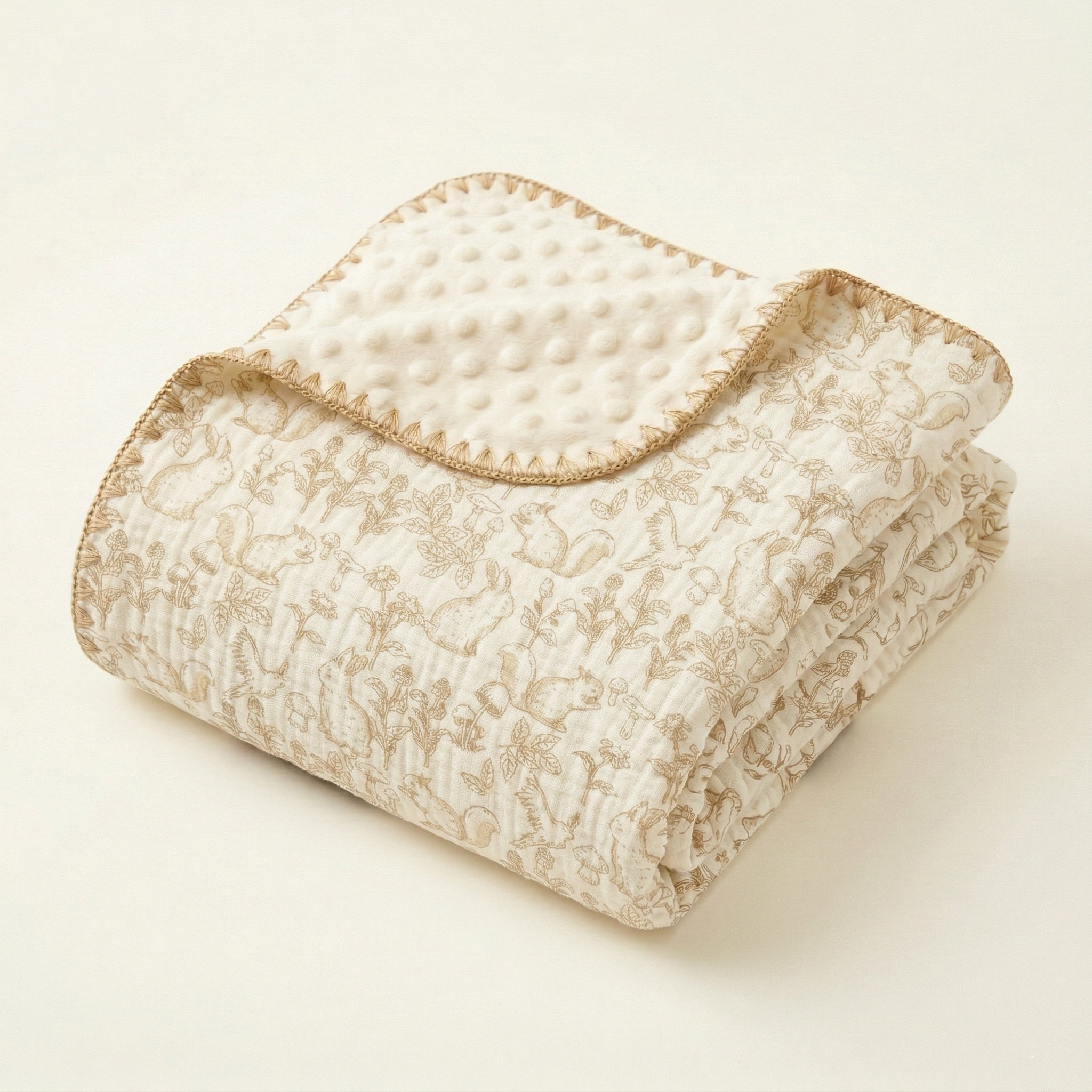 Baby 豆豆毯-丛林乐园 - Comfortable Baby Blanket